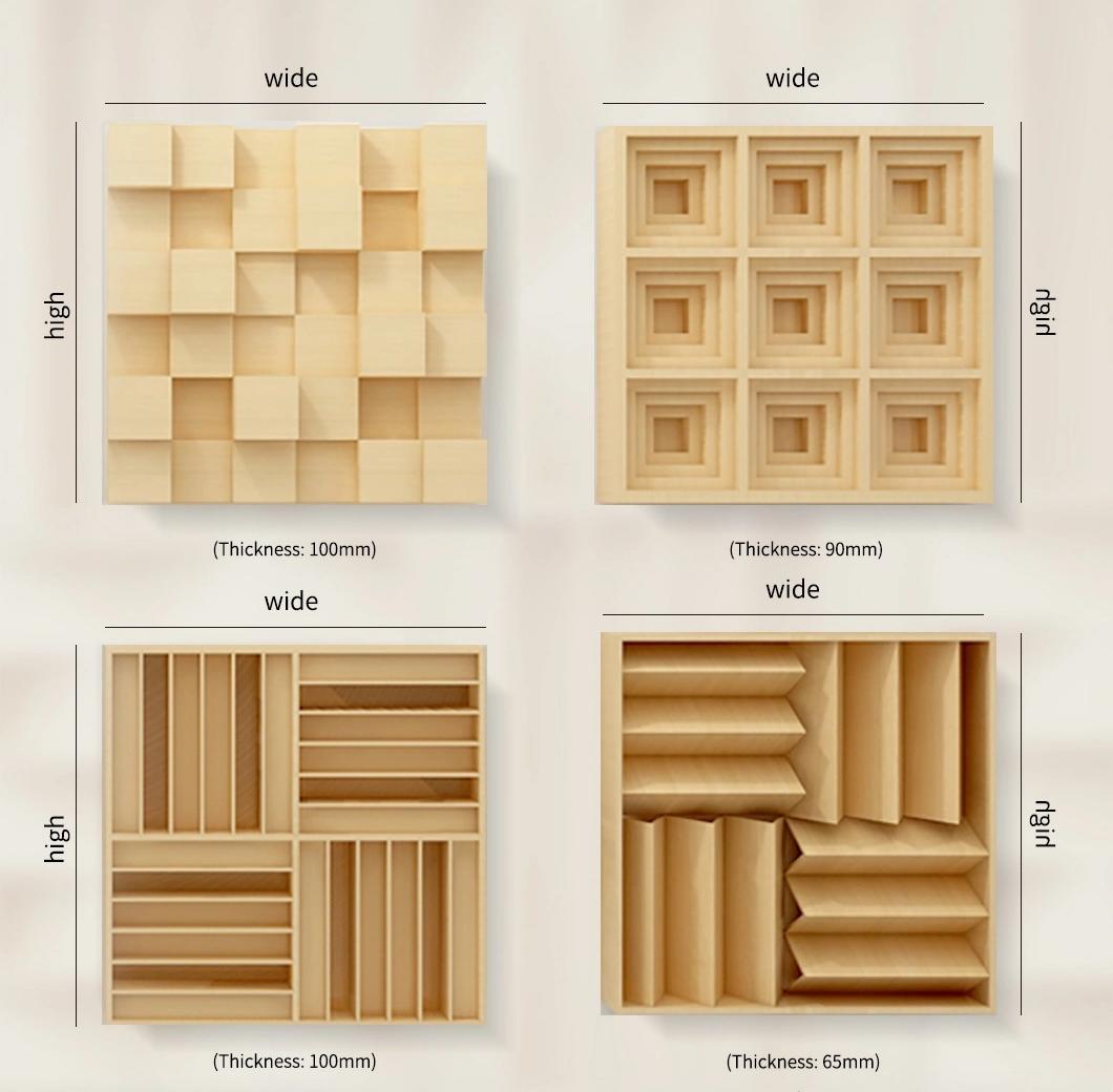 Studio Treatment Panel Wooden Real Sound Acoustic W