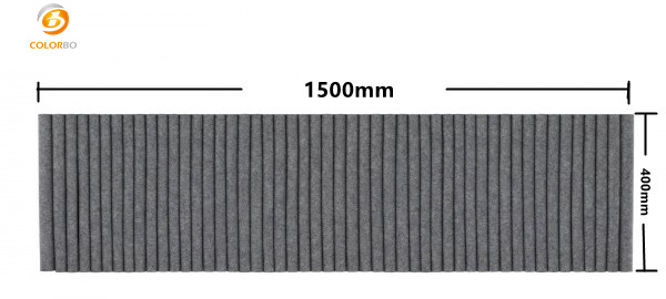 Dekorative Schallabsorptionsfilz-Verbundplatte aus PET-Fasern 