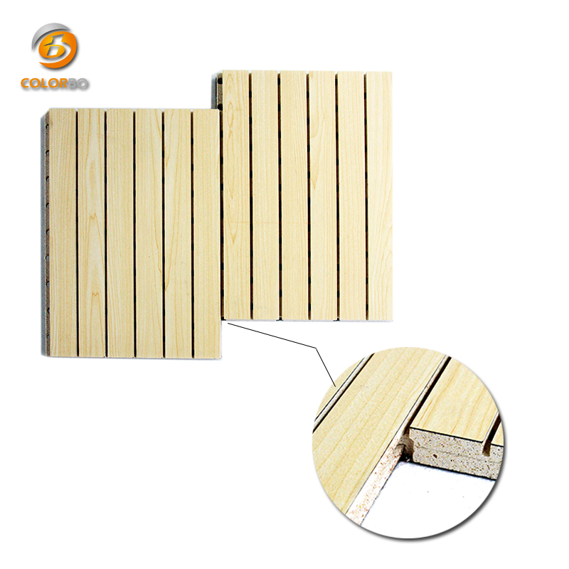 Kundenspezifisches Design Holz-Akustikplatte mit Feuerbeständigkeit