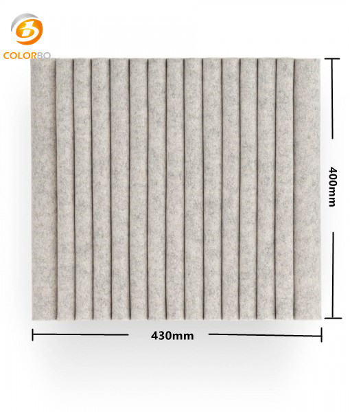 Akustikfilzplatte aus Polyesterfaser für die Wanddekoration